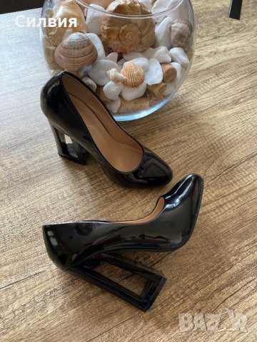 Елегантни лачени обувки, снимка 3 - Дамски обувки на ток - 28489103
