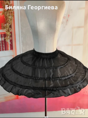 Кринолин пачка за балет черна Универсален размер