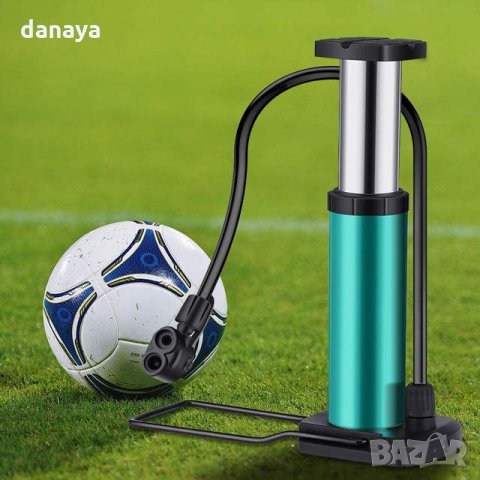 1431 Крачна помпа за надуване на велосипедни гуми и спортни топки, снимка 2 - Аксесоари за велосипеди - 28205707