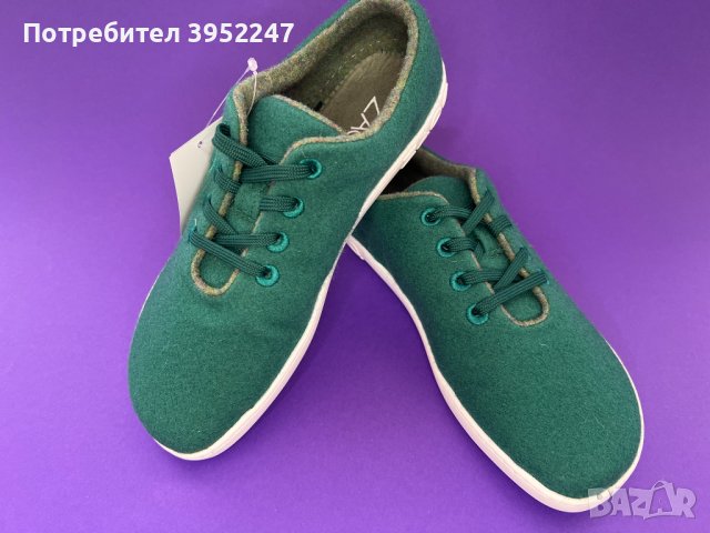 Боси обувки ZAQQ LIQE Green мерино вълна, размер 40 ПРОМО, снимка 6 - Дамски ежедневни обувки - 43833138