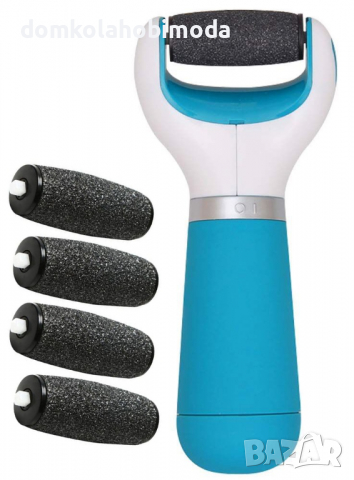 Електрическа пила за крака с 5 ролки, 4 x AA батерии, 17х8 см