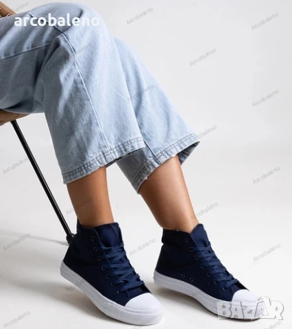 Дамски високи кецове Ghanem, 5цвята , снимка 4 - Кецове - 51168479