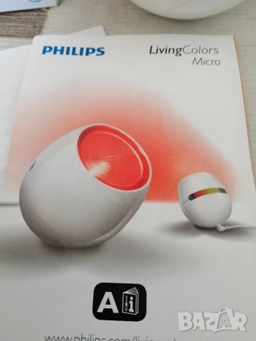 RGB LED лампа PHILIPS LivingColors Micro, снимка 2 - Лед осветление - 52921478
