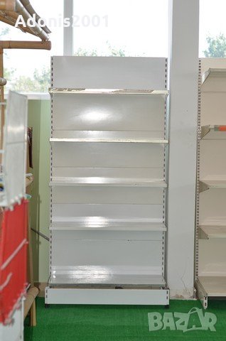 Стелажи за магазини метални - единични, модулни, тип гондоли; хладилни витрини, магазинно оборудване, снимка 14 - Стелажи и щандове - 13010750