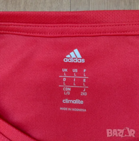 Benfica Lissabon / Adidas - мъжка футболна фланелка на Бенфика Лисабон, снимка 6 - Спортни дрехи, екипи - 47930167