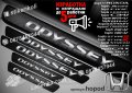  ПРАГОВЕ карбон HONDA ODYSSEY фолио стикери hopod, снимка 1