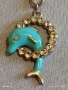 Ключодържател Делфин инкрустиран с кристали много красив стилен дизайн 25233, снимка 2