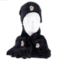 пухена шапка, шал и ръкавици Moncler , снимка 2
