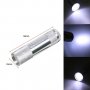 Мини алуминиево фенерче, 8.6см, 3 батерии AAA, снимка 1 - Къмпинг осветление - 39229364