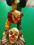 Стара Статуетка на Два Клоуна от Полиризин Valentino/Италия, снимка 3
