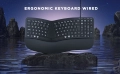 Ергономична , осветена разделена кабелна клавиатура Seenda с поставка за китката, снимка 8