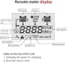 Дистанционен измервателен уред EPEVER MT-1 с LCD дисплей за контролер за зареждане на слънчев панел, снимка 3