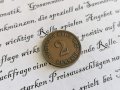 Райх монета - Германия - 2 пфенига | 1912г.; серия A, снимка 1 - Нумизматика и бонистика - 28235080