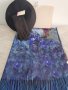 Комплект от кашмирен шал, вълнена барета, топли ръкавици и луксозна кутия, снимка 2