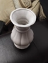 Красива ваза...бяла керамика порцелан - 20 см, снимка 3