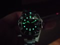 Seiko mod black Submariner , снимка 5