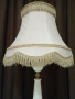 Много голяма старинна лампа с красив абажур, снимка 4