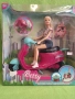Кукла Барби с розов скутер и каска, снимка 3