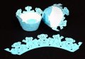 10 бр мечета в синьо декори декорация за мъфини кексчета дантела кошнички, снимка 2