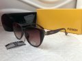 Fendi 2022 дамски слънчеви очила тип котка с лого, снимка 9