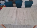 маса разтегателна с 5 стола на 1 година, снимка 2