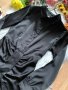 Черна сатенена рокля тип риза, снимка 2