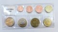 Пълен сет евромонети Австрия 2008 г.  от 1 цент до 2 евро, снимка 1 - Нумизматика и бонистика - 43744983