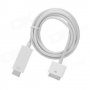 2 м. Преходник HDMI 1080P (мъжки) към 30Pin Dock (мъжки) за iPhone 4/4S, iPad 2/3, проектори и т.н., снимка 4