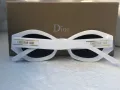 Dior 2024 дамски слънчеви очила 2 цвята черни бели, снимка 11