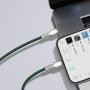 Кабел Type-C lightning BASEUS iPhone, 5A, 20W, 2m, Fast charge – зелен, снимка 10