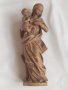 дървена статуетка дърворезба Богородица с Младенеца, снимка 5