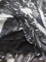 Нова лятна рокля черно с бяло/сиво M размер на връзки с подплата, снимка 3