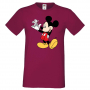 Мъжка тениска Mickey Mouse Peugeot Подарък,Изненада,Рожден ден, снимка 3