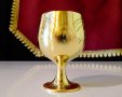 Английска бронзова чаша,шот 55 мл. , снимка 1 - Антикварни и старинни предмети - 33517343