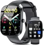 Нов Универсален смарт часовник – разговори, крачкомер, здравен монитор, снимка 1