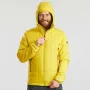 МЪЖКО ЯКЕ С КАЧУЛКА ЗА ПЛАНИНСКИ ТРЕКИНГ TREK100, КОМФОРТ -5°C, ЖЪЛТО FORCLAZ, снимка 3