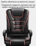 Масажен въртящ се офис стол с подложка за краката OFFICE MASSAGE CHAIR 008, снимка 10