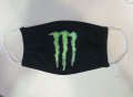 Маска за многократна употреба Monster, трипластова, снимка 2