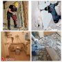 Къртене чистене извозване на бетон фаянс теракота сабаряне на стени дувари и мн др, снимка 1 - Кърти, чисти, извозва - 33450683
