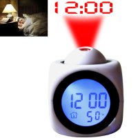 Страхотен дигитален LCD часовник и термометър с холограмна прожекция, снимка 5 - Друга електроника - 43198814
