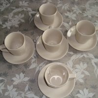 Порцеланови чаши с чинийки за кафе, снимка 4 - Чаши - 28522954