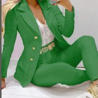 дамско елегантно сако и панталон в 4 цвята , снимка 7 - Комплекти - 44044932