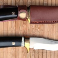 Ловен нож /ръчна изработка и стомана D2 /, снимка 7 - Ножове - 43330068