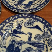 Японски порцелан чинии, снимка 3 - Колекции - 35426131