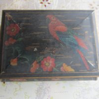 Литографска тенекиена ламаринена кутия за бижута 19 век , снимка 3 - Други - 33174686