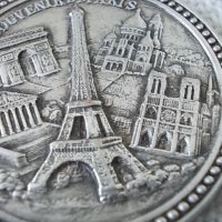 Старинен посребрен сувенир PARIS, снимка 3 - Други ценни предмети - 32372244