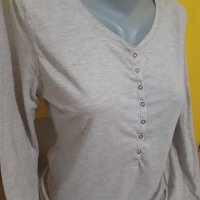 Издължена тънка блуза H&M р-р L, снимка 2 - Блузи с дълъг ръкав и пуловери - 33274655
