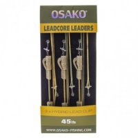 Готови монтажи за шаран Osako Leadcore 3 x Hybrid Lead Clip 45 lb, снимка 1 - Такъми - 44088659