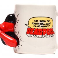 Код 91654 Забавна керамична чаша за топли напитки - комикс герой, снимка 1 - Чаши - 32951439