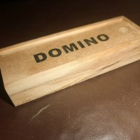 DOMINO дървена кутия, снимка 3 - Плюшени играчки - 43760291
